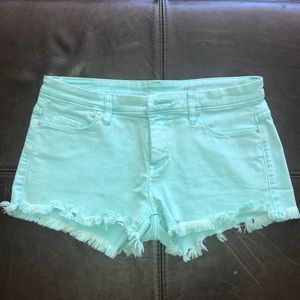 Blue jean shorts